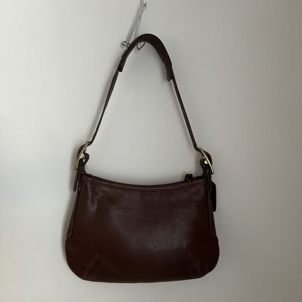 Coach Vintage 9966 Legacy Small Hobo Shoulder Bag Brown Glove Tanned Leather - Picture 3 of 9